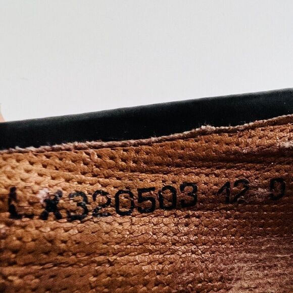 🎉Clearance🎉Giorgio Brutini Black Leather Premier Victory Woven Tassel Shoes 9 - Picture 9 of 9